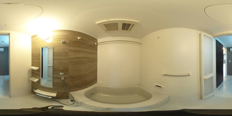 パノラマ画像バスルーム