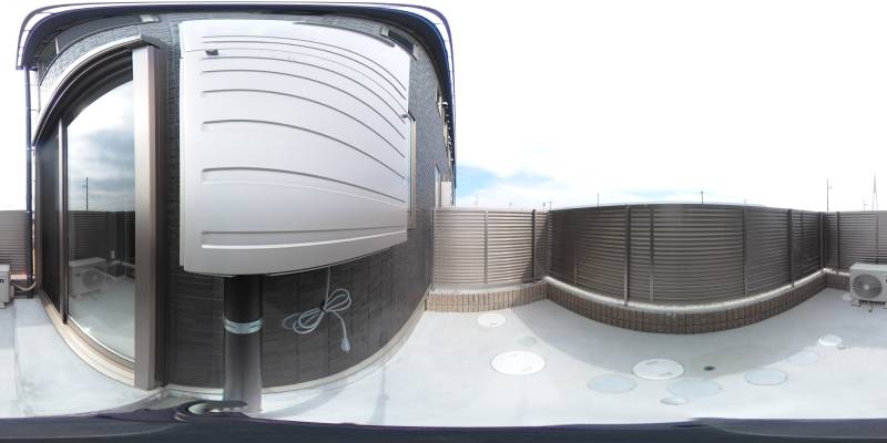 パノラマ画像バルコニー