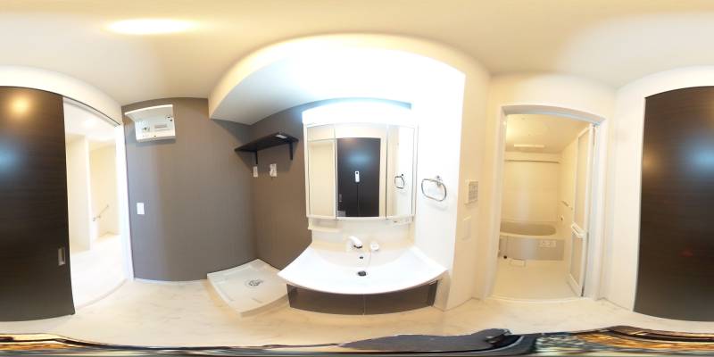 パノラマ画像洗面所