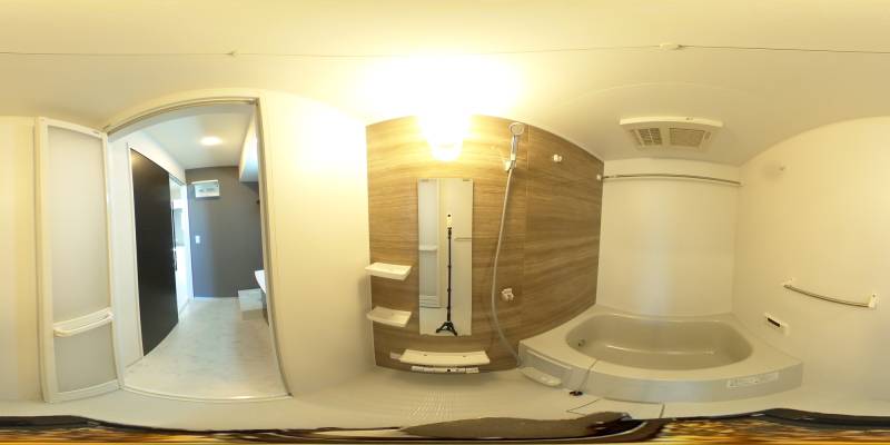 パノラマ画像バスルーム