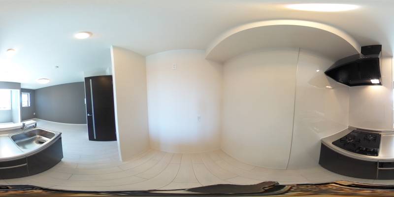 パノラマ画像キッチン