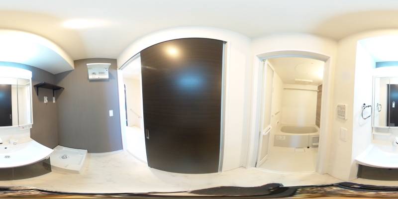 パノラマ画像洗面所