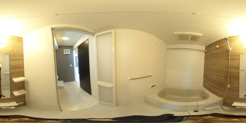 パノラマ画像バスルーム