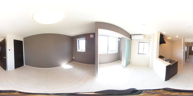 パノラマ画像リビング