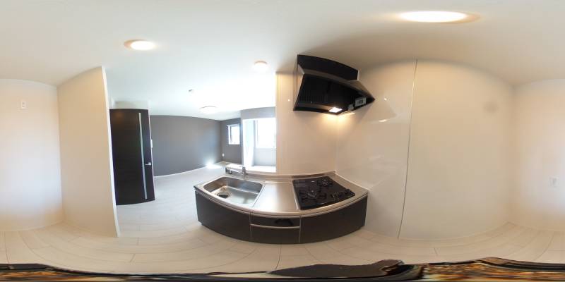 パノラマ画像キッチン