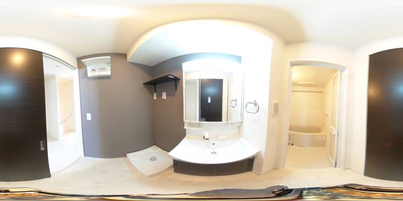 パノラマ画像洗面所