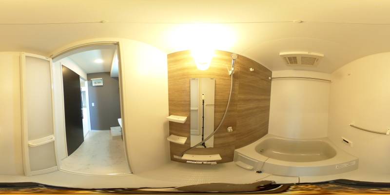 パノラマ画像バスルーム