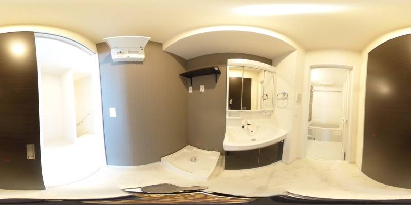 パノラマ画像洗面所