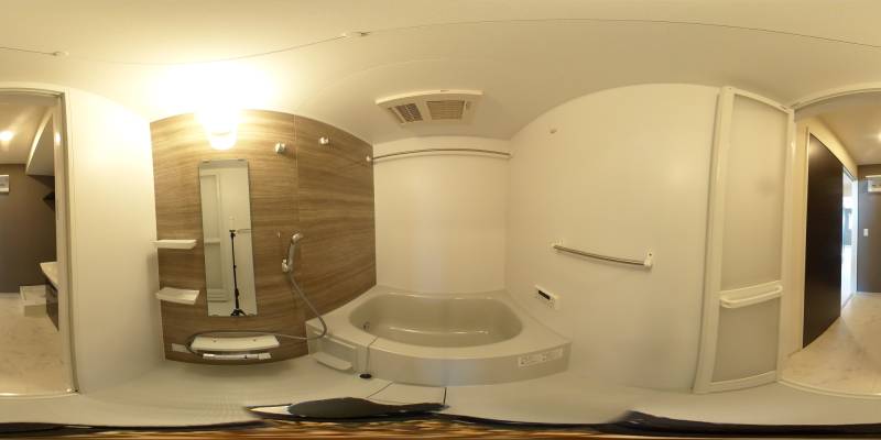 パノラマ画像バスルーム