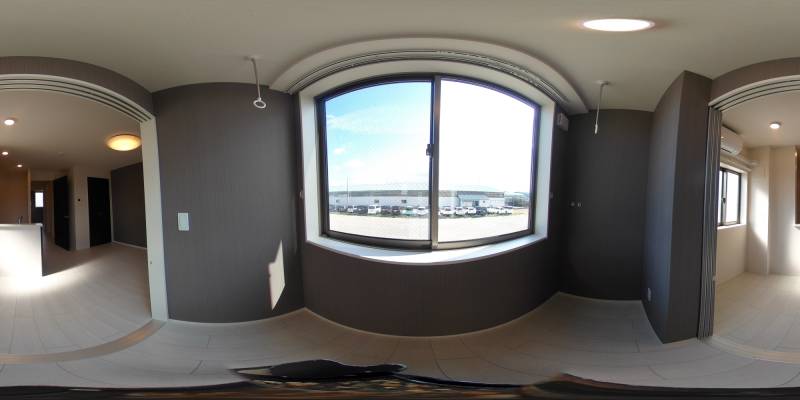 パノラマ画像バルコニー