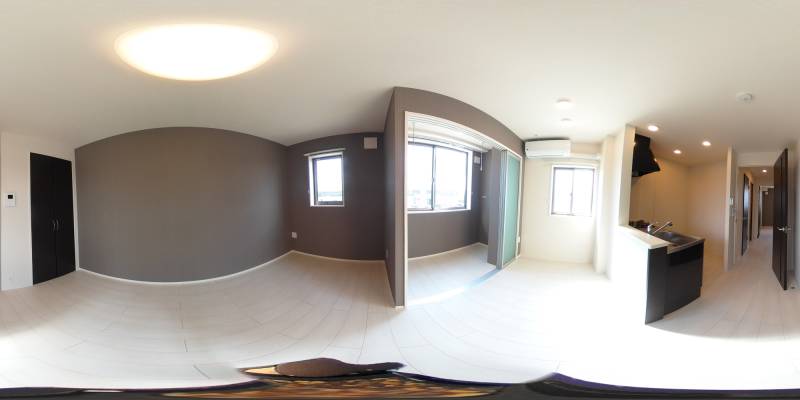 パノラマ画像リビング