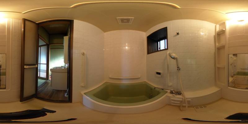 パノラマ画像バスルーム