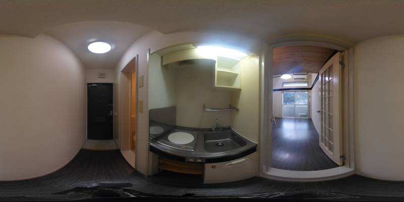 パノラマ画像キッチン