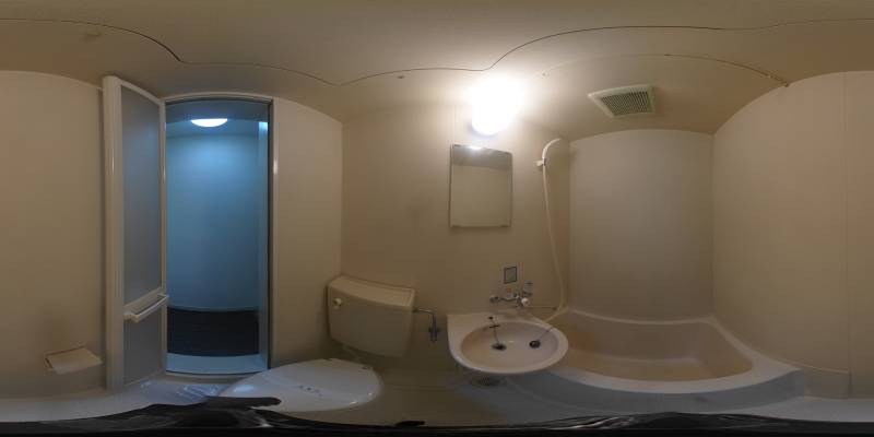 パノラマ画像バスルーム