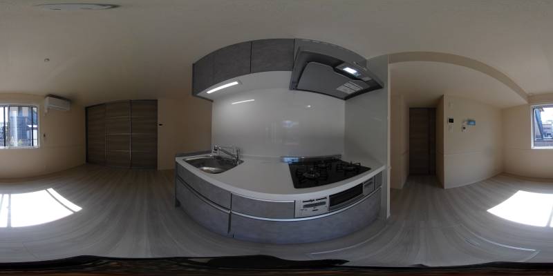 パノラマ画像キッチン