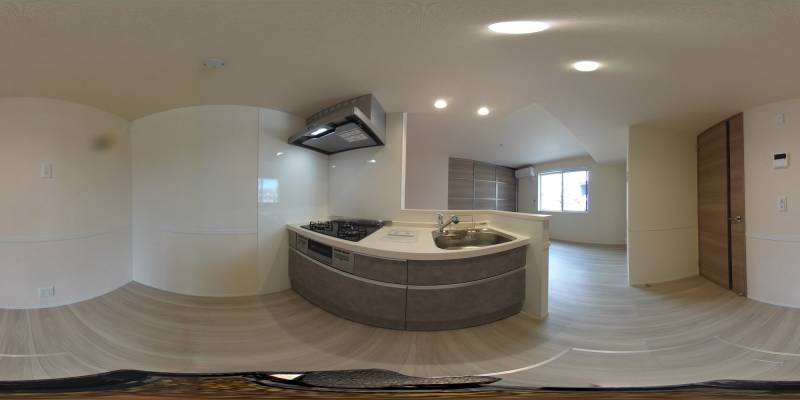 パノラマ画像キッチン