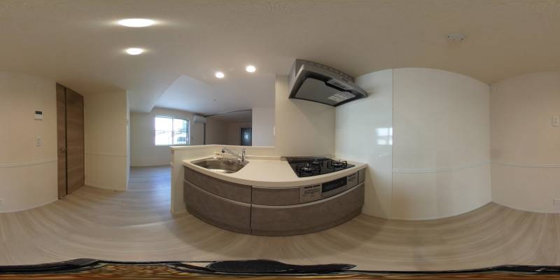 パノラマ画像キッチン