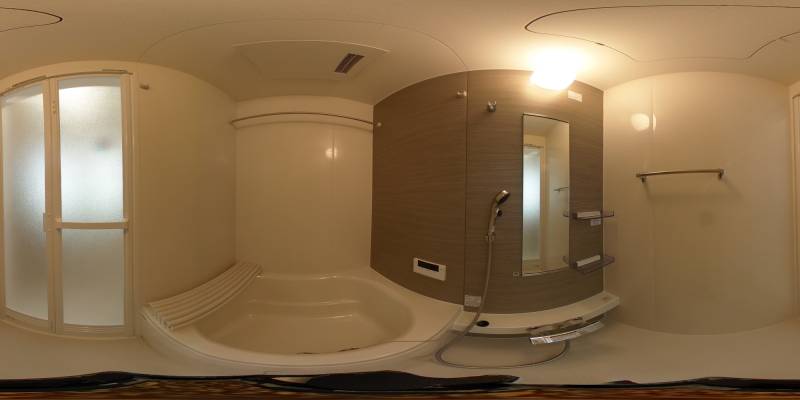 パノラマ画像バスルーム