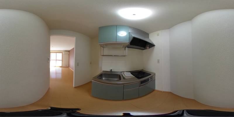 パノラマ画像キッチン