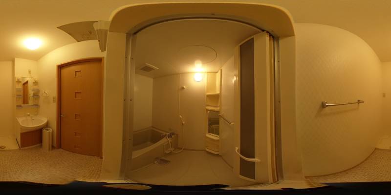 パノラマ画像洗面所