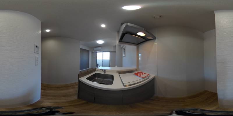 パノラマ画像キッチン