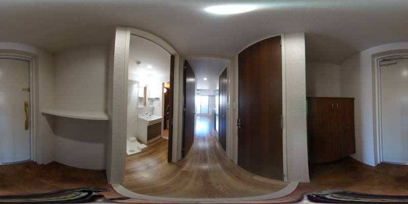 パノラマ画像玄関