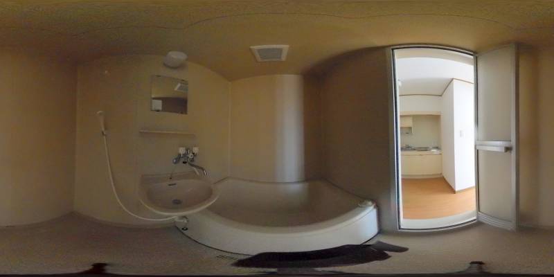 パノラマ画像バスルーム