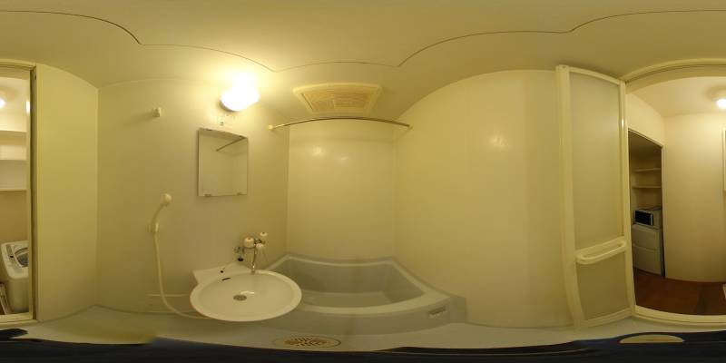 パノラマ画像バスルーム