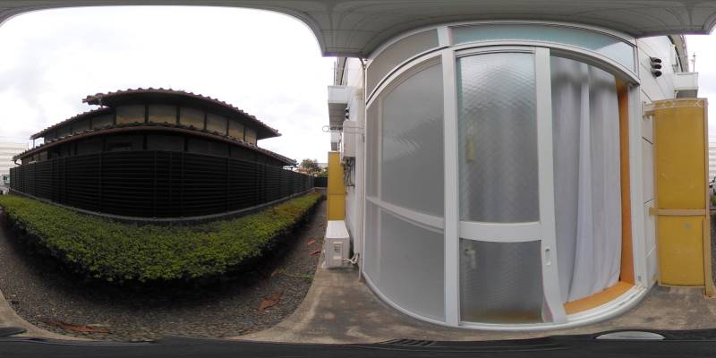 パノラマ画像バルコニー