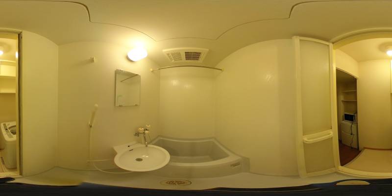 パノラマ画像バスルーム