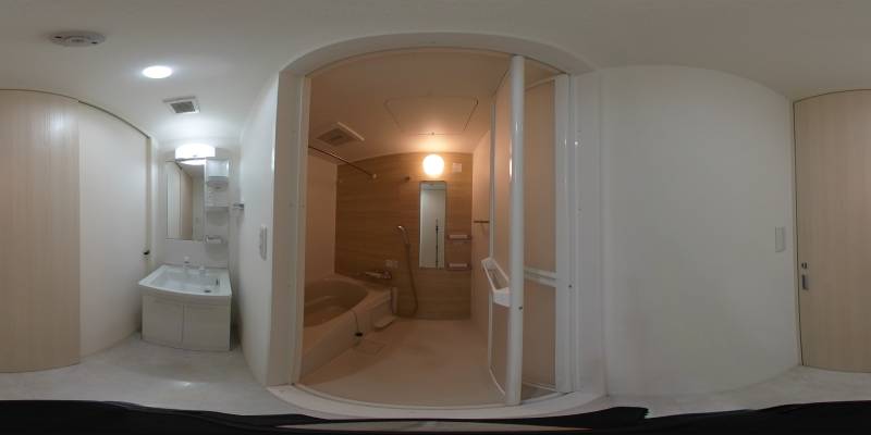 パノラマ画像バスルーム