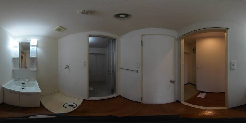 パノラマ画像洗面所