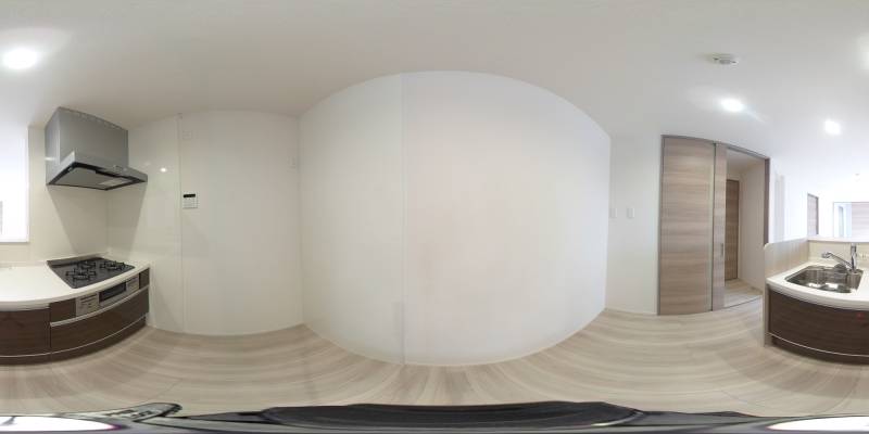 パノラマ画像キッチン