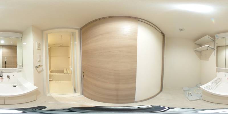 パノラマ画像洗面所