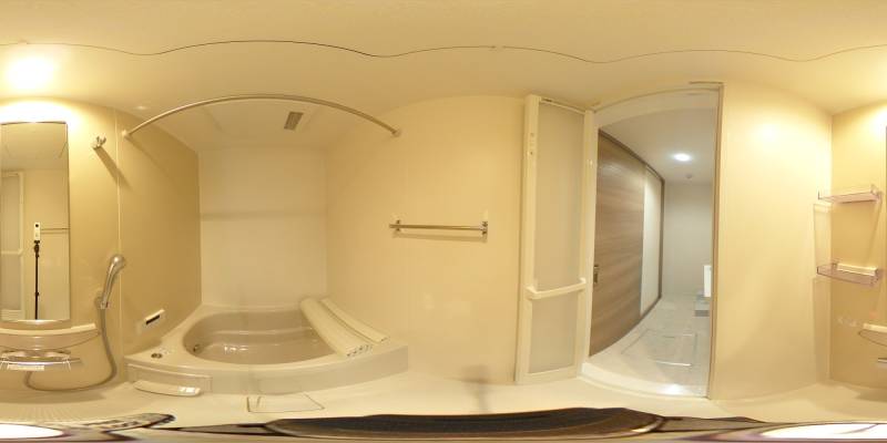 パノラマ画像バスルーム