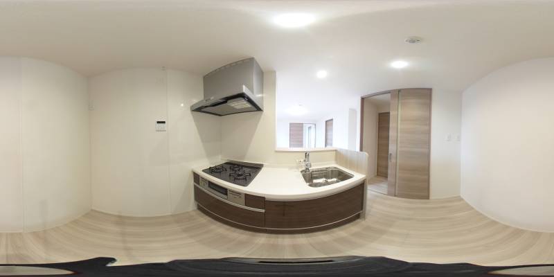 パノラマ画像キッチン