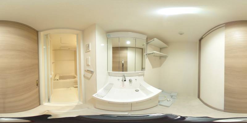 パノラマ画像洗面所