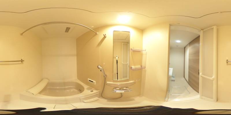 パノラマ画像バスルーム