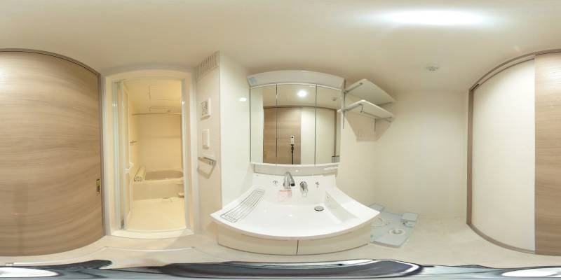 パノラマ画像洗面所