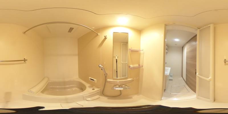 パノラマ画像バスルーム