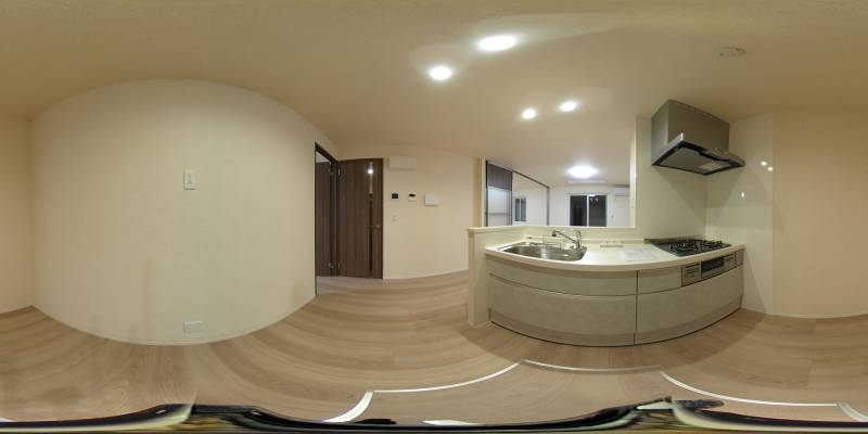 パノラマ画像キッチン