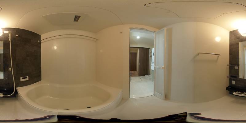 パノラマ画像バスルーム