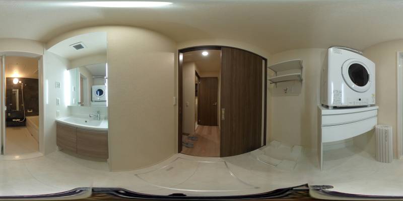 パノラマ画像洗面所