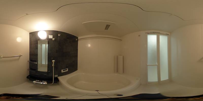 パノラマ画像バスルーム