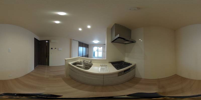 パノラマ画像キッチン