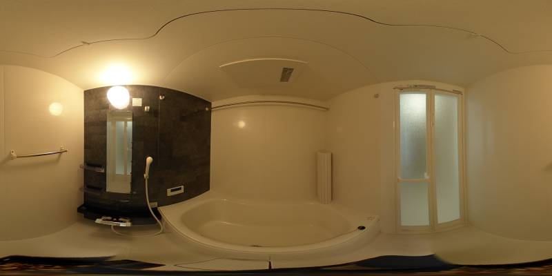 パノラマ画像バスルーム