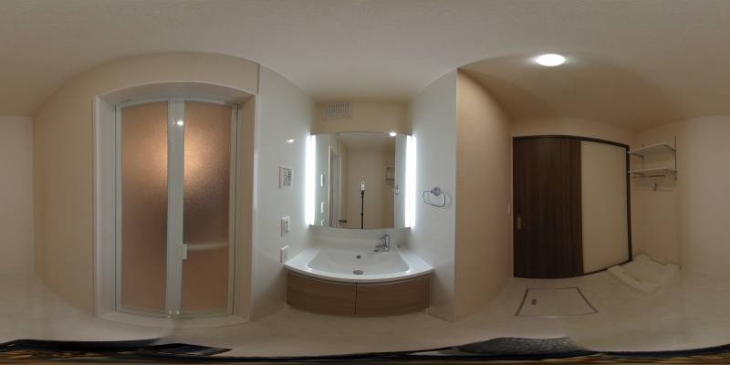 パノラマ画像洗面所