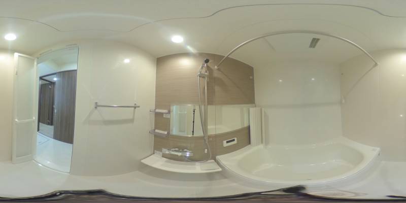 パノラマ画像バスルーム