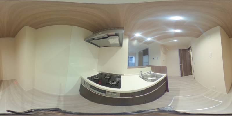 パノラマ画像キッチン