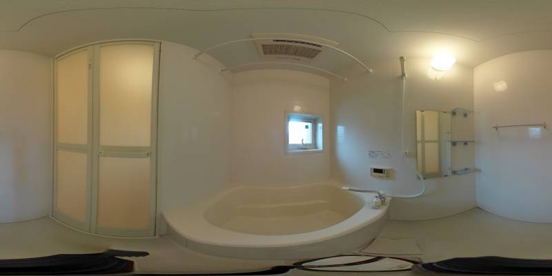 パノラマ画像バスルーム